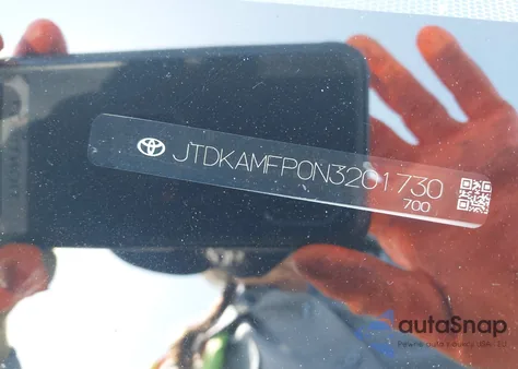 2022 Toyota Prius Prime Xle из США, поврежденный, VIN JTDKAMFP0N3201730